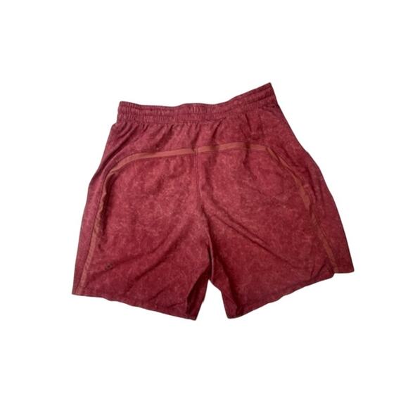 Lululemon T.H.E. Short 7” Linerless – Mineral Wash Red/Maroon Size Medium - Picture 2 of 11